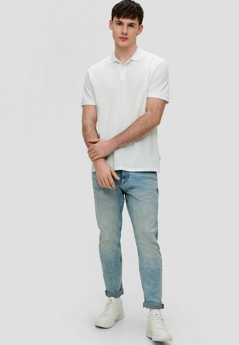 s.Oliver KURZARM BEQUEM KNOPFLEISTE 2ER PACK - Poloshirt - schwarz weiß