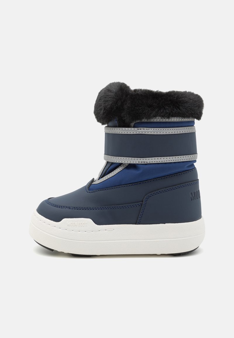 Moon Boot - JR PARK STRAP UNISEX - Snowboot/Winterstiefel - blue, Vergrößern