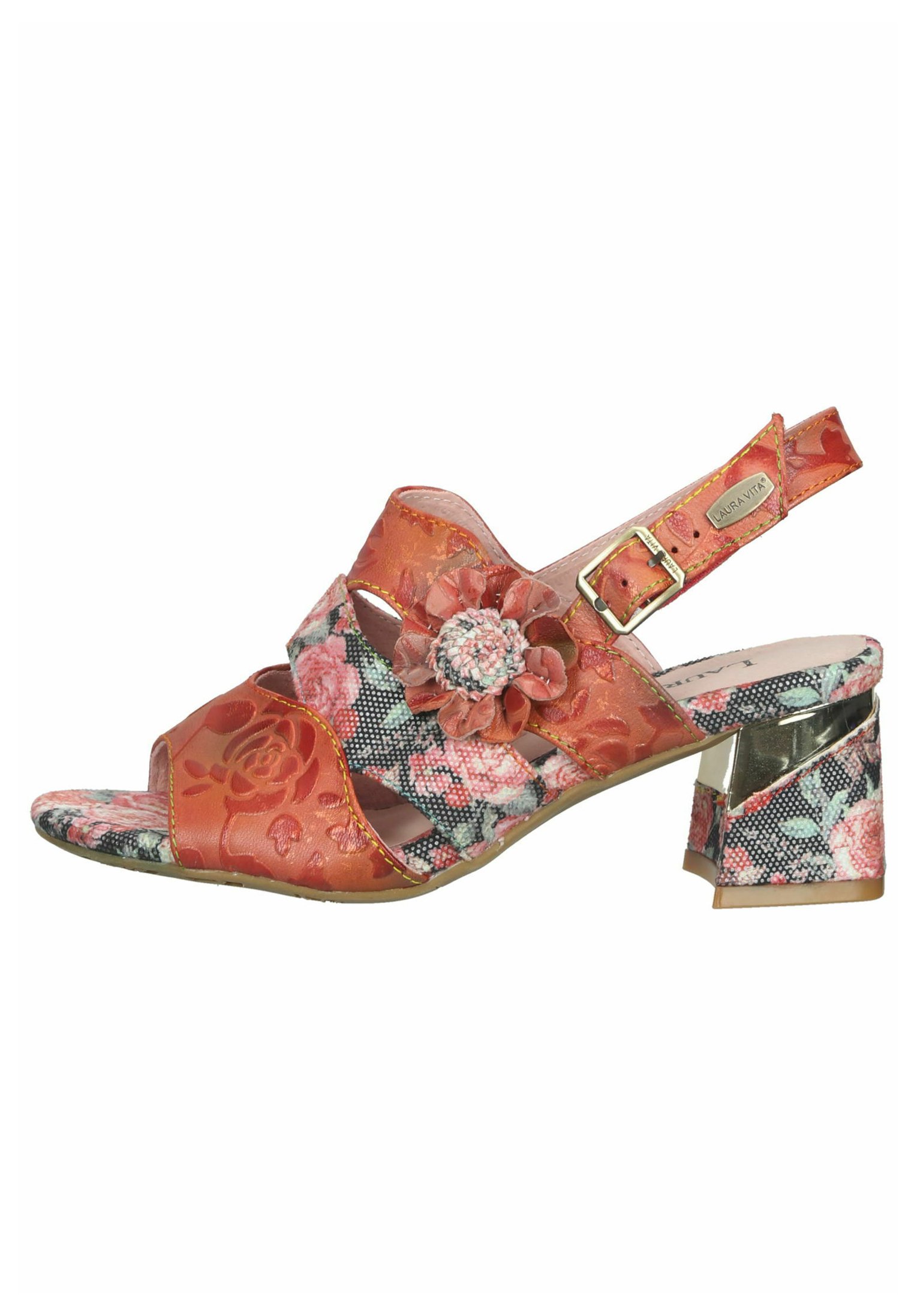 LAURA VITA Sandali con tacco - rouge/rosso - Zalando