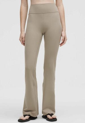 Groove Nulu™ High-Rise Flared Regular - Trousers - warm ash grey