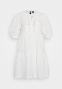 Vero Moda VMNATALI 2/4 SHORT DRESS - Skjortklänning - snow white