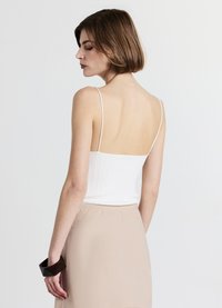 Calliope SPALLINE SOTTILI  - Top - bianco lana