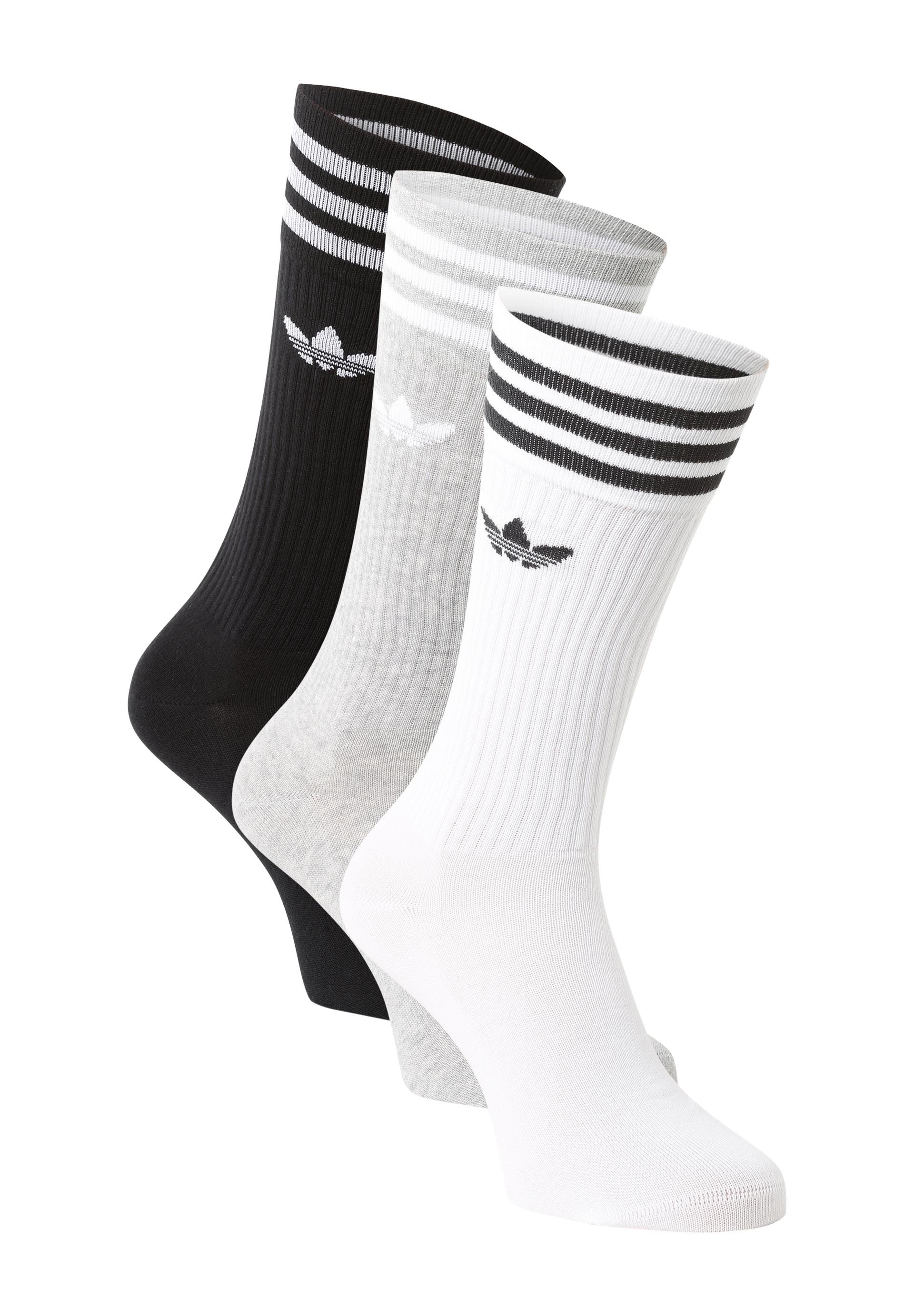 adidas Originals 3PACK - Chaussettes - weiß hellgrau/gris 