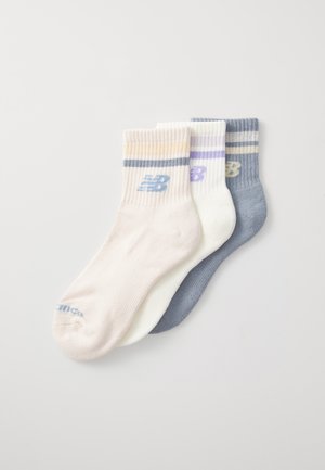 New Balance EVERYDAY STRIPE ANKLE UNISEX 3 PACK - Chaussettes - multi