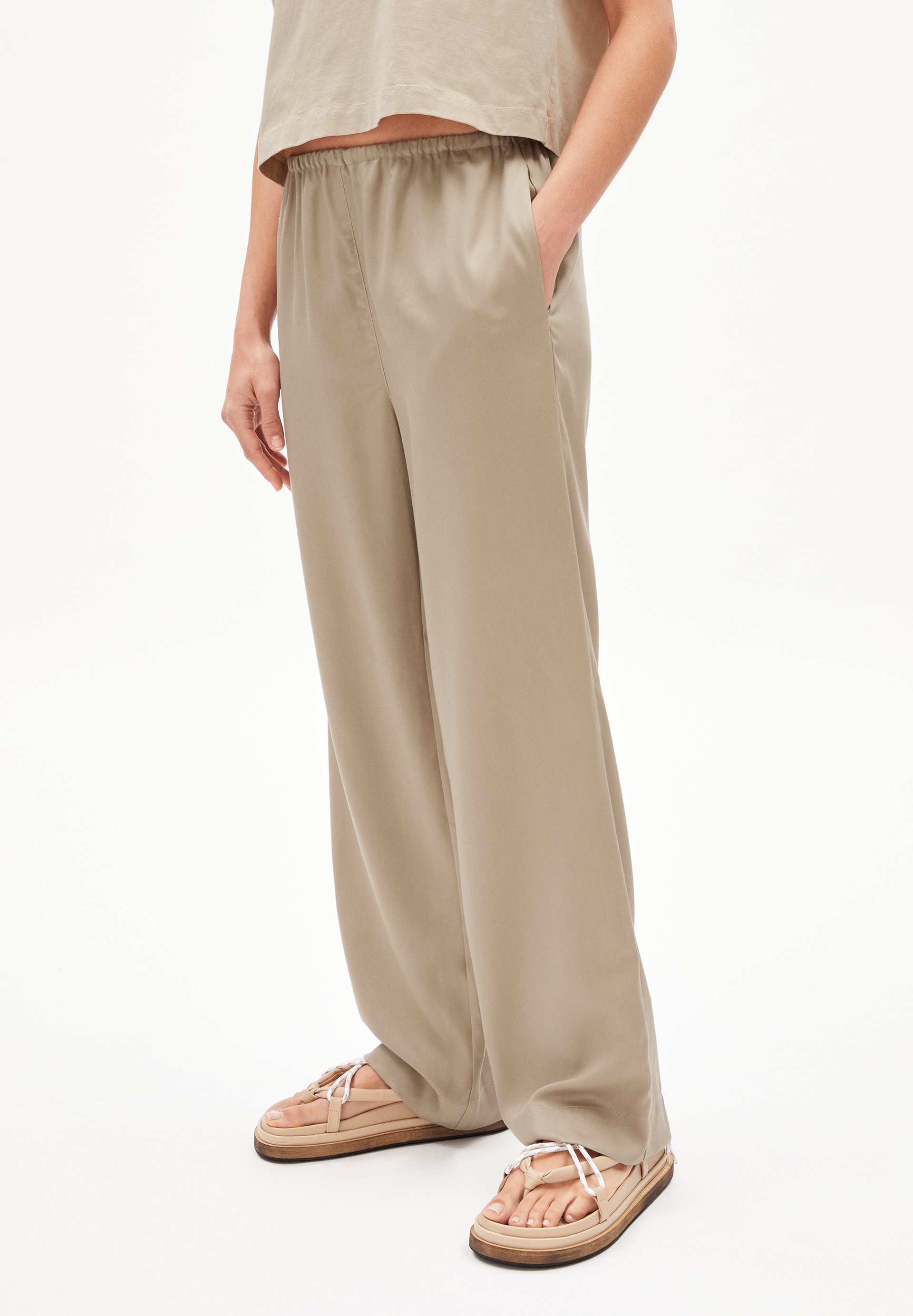 ARMEDANGELS KALENAA - Trousers - light 