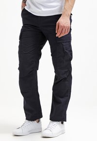 Carhartt WIP - PANT COLUMBIA  - Armijas stila bikses - dark navy rinsed Miniatūras attēls 1