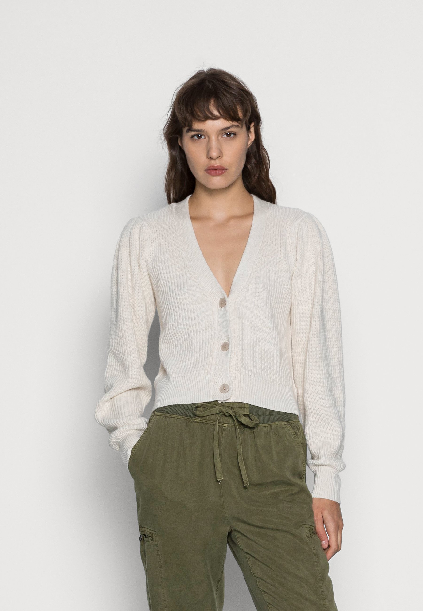 aerie CROPPED BUTTON THROUGH CARDI 