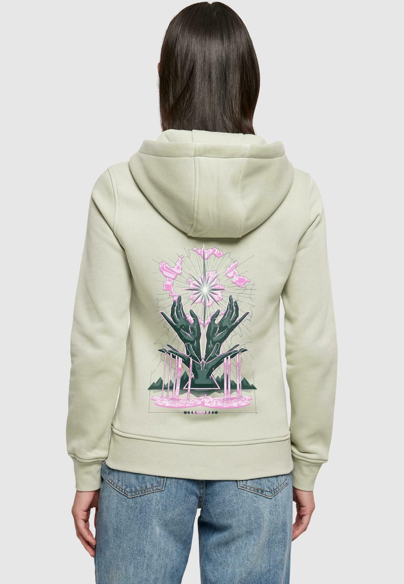 Mister Tee SHINE BRIGHT HOODY - Felpa con cappuccio - softsalvia