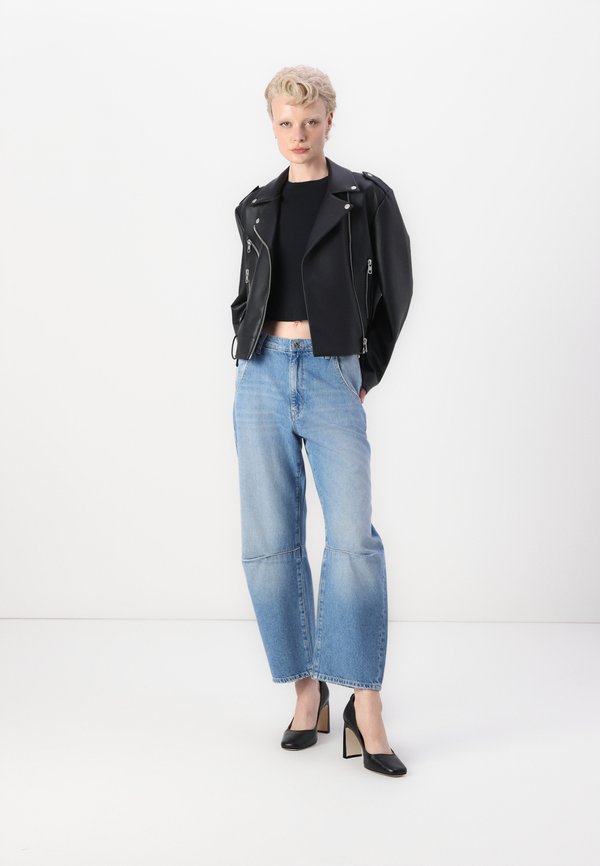 ELSA - Straight leg jeans - turquiose aqua4