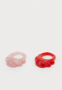 HALF 2 PACK - Gredzens - pink/red