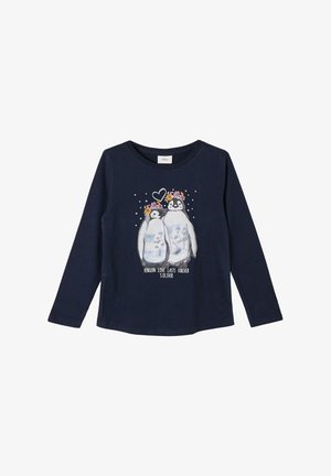 MIT PINGUIN-MOTIV - Longsleeve - blue