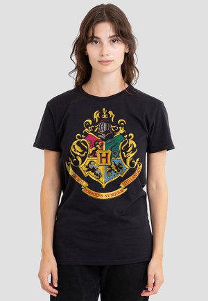 Cotton Soul, HARRY POTTER HOGWARTS SCHOOL CREST - T-Shirt print - black