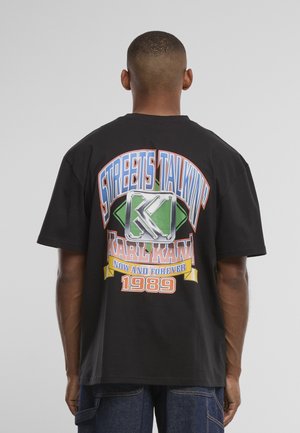 Karl Kani, BASEBALL OVERSIZED T-SHIRT - Print T-shirt - black