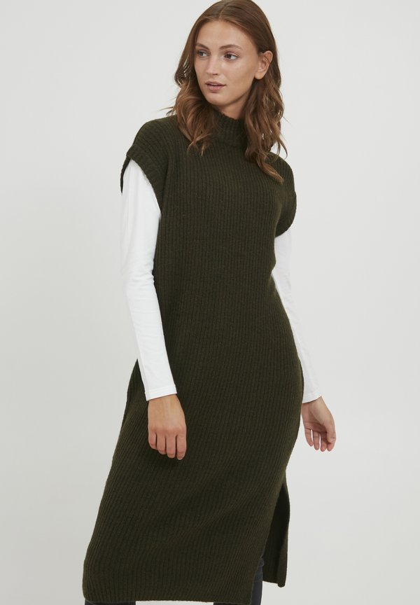 BYNORA - Strickkleid - rosin melange