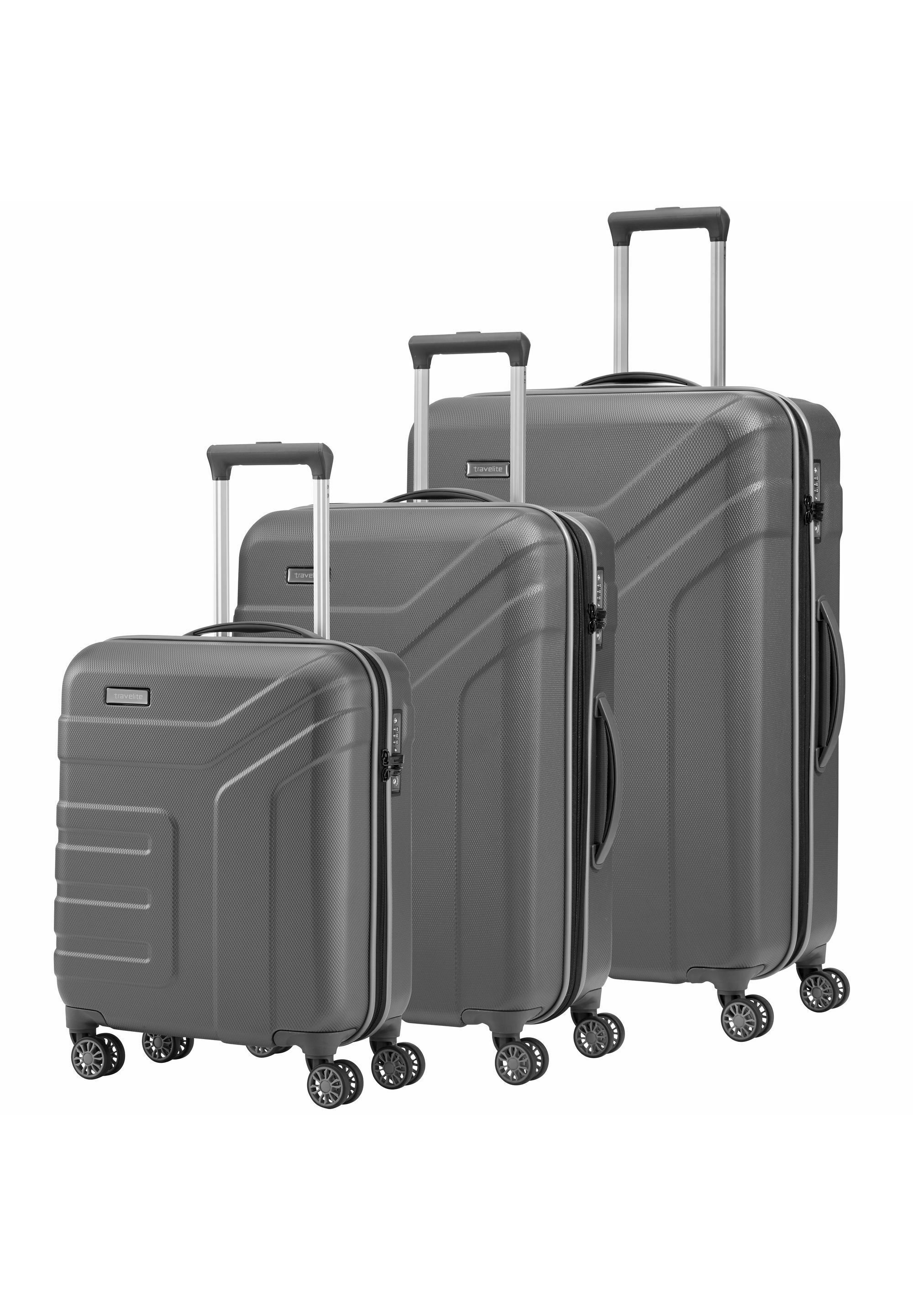 TRAVELITE Kofferhülle Größe M In Anthrazit - Universeller Schutz Für Mittlere Koffer
