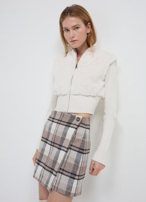 Calliope EFFETTO - Strickjacke - gesso