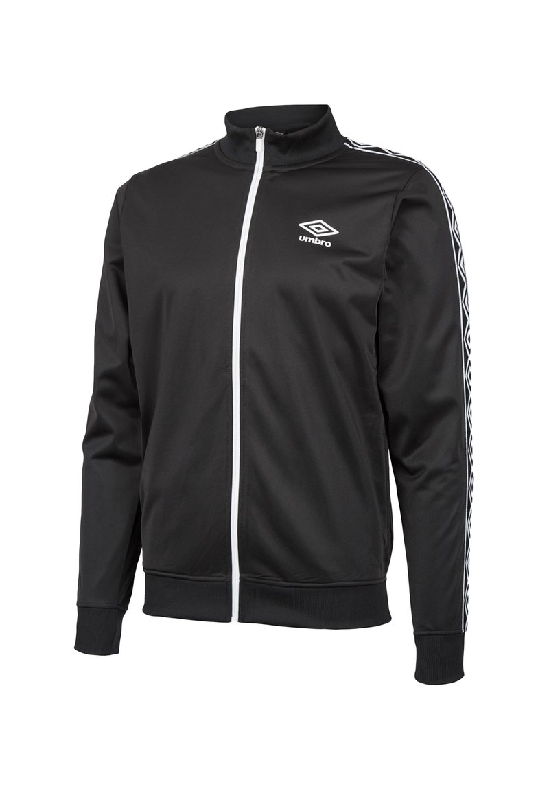 Herren Trainingsanzüge | Umbro FUSSBALL ACTIVE STYLE TAPED Trainingsjacke schwarzweiss/schwarz - AZ62517 Herren Trainingsanzüge | Umbro FUSSBALL ACTIVE STYLE TAPED Trainingsjacke schwarzweiss/schwarz - AZ62517