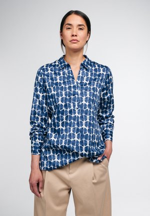 Eterna MODERN CLASSIC - Blouse - blauweiß