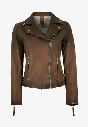 Gipsy by Mauritius GWKANDY - Lederjacke - coffee