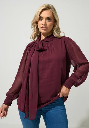 Yours Clothing, PLUS SIZE BLOUSES & SHIRTS - Blusa - burgundy