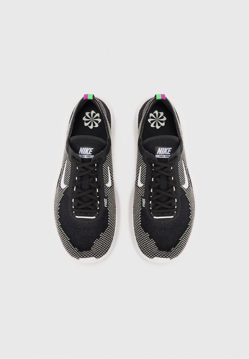 Nike Performance FREE 2025 - Sportovní boty - black/white/green strike/vivid purple