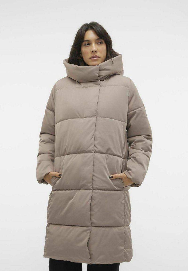 Vero Moda VMSTELLA - Vinterkappa /-rock - taupe gray