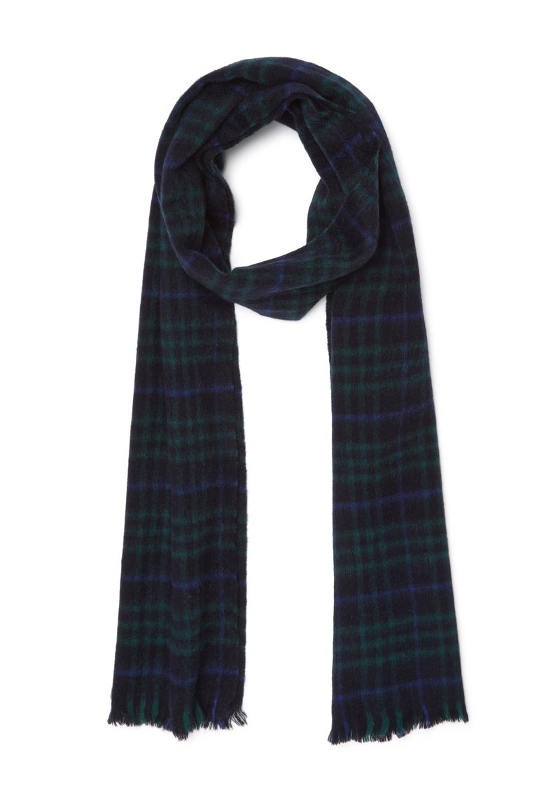 PIOMBO CHECKED - Sciarpa - black green
