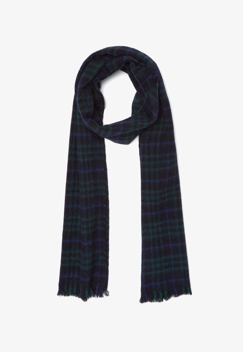 PIOMBO CHECKED - Sciarpa - black green