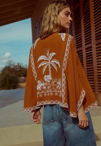 Next EMBROIDERED COVER-UP  - Nyári dzseki - rust brown