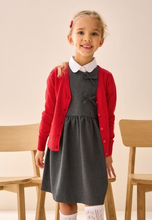 Next V-NECK - Strickjacke - red