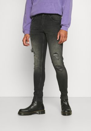 Vaqueros pitillo - black denim