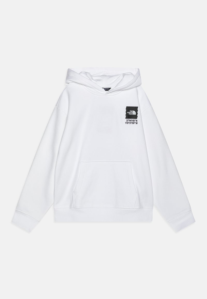 The North Face COORDINATES GRAPHIC OVERSIZED HOODIE UNISEX - Mikina s kapucňou - white