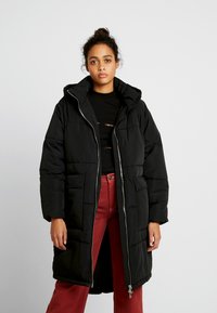 ONLY - ONLGABI OVERSIZED LONG COAT - Vinterkåpe / -frakk - black Miniatyrbilde 1