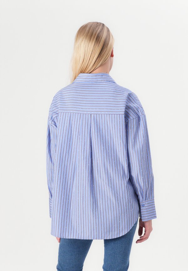 ONLOREGON ALVA RHINESTONE SHIRT - Button-down blouse - persian jewel4