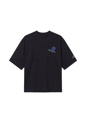 Project X Paris, T-SHIRT FLORAL - Print T-shirt - noir