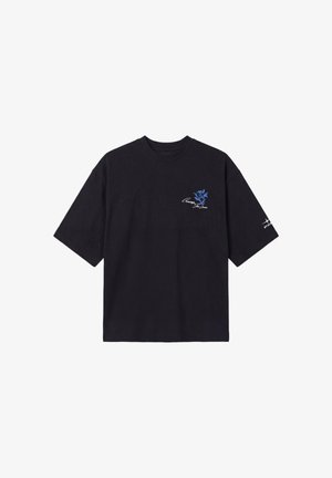 Project X Paris, T-SHIRT FLORAL - T-shirt imprimé - noir