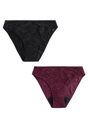 2 PACK . - Braguitas menstruales - black   berry