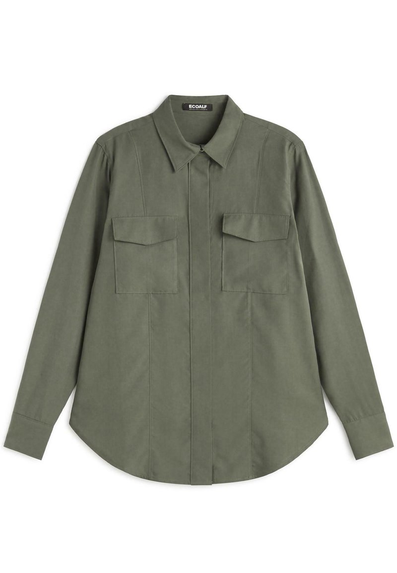 Ecoalf Overhemdblouse grijs Ecoalf Overhemdblouse grijs