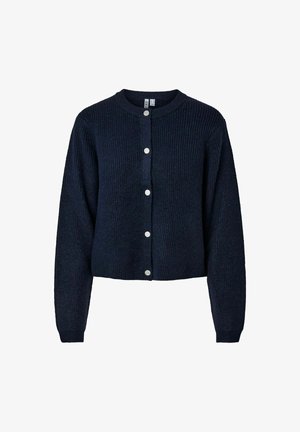 Pieces, PCSILLY LS O-NECK KNIT CARDIGAN NOOS BC - Gilet - maritime blue