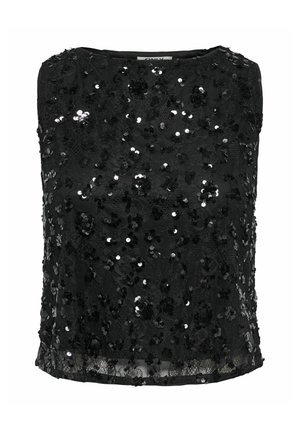 ONLY, PARTY TOP ONLCELY PARTY TOP - Haut - black