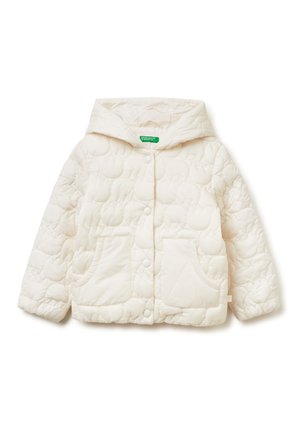QUILTED  IN PATCH POCKETS ELASTICATED CUFFS AND BOTTOM HEM - Übergangsjacke - white