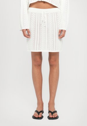 TINE SKIRT - Minirock - ecru