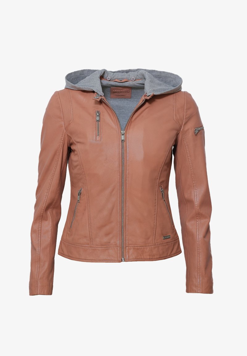 Mustang Lederjacke - mushroom