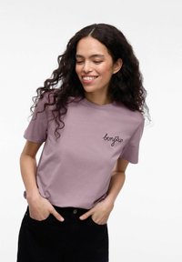 VILA NORA S/S NOOS - T-shirts basic - toadstool