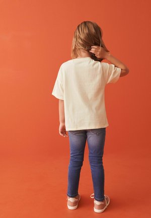 Next SEQUIN TIE DYE HEART - Tričko s potlačou - ecru white