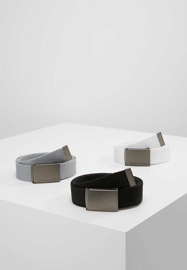 3 PACK - Skärp - black/grey/white