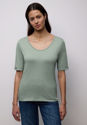 MIT TURN-UP - T-shirts basic - grün