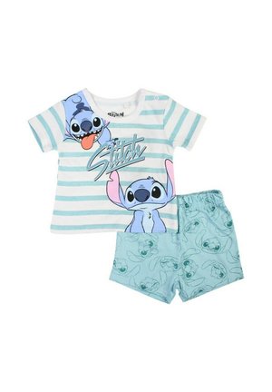 LILO STITCH - ENSEMBLE IMPRIMÉ - Short - bleu