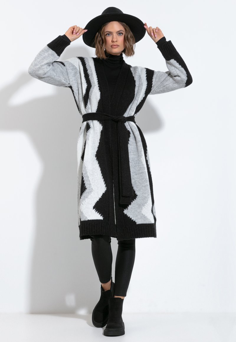 Fobya ZYGZAK Z PASKIEM - Kardigan