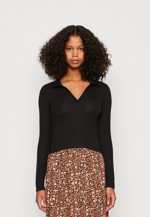 Monki Μπλούζα με μακριά μανίκια - black